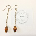 【14kgf】SALE！揺れるべっ甲ピアス