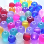 チェコビーズ　艶消しミックス３０個
