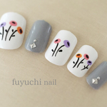 北欧＊花ネイル