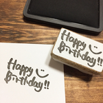 【Happy Birthday】*消しゴムはんこ *スタンプ