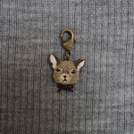 デグーの刺繍チャーム