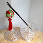 《送料無料》レトロモダンな簪グリーン