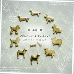 ［素材］再販♡犬🐾６種×２個♡メタルパーツアソート
