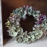 紫陽花リース。