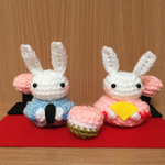 【再販6】ひな祭り☆ひなうさぎ☆