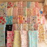 ご注文*プリンセスの小さなポッケに８重ガーゼハンカチ4set*