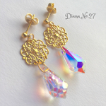 特別な日に！クリスタルピアス