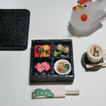 冬の松花堂弁当と茶碗蒸しのセット
