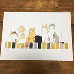 複製画「本日のお客様は」