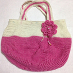 白×ピンクキラキラバック