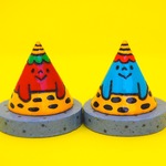 ▲さんかく鬼っ子▲赤青▲二人組［１］