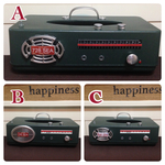 再販！ラジオ風ティッシュケース＊ダークグリーン