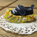 [再販]  靴カバー☆猫  黄色