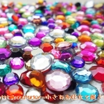 丸型アクリルストーン　４～８mm MIX５００個セット
