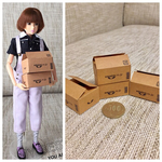 【再販】ミニチュア段ボール箱   6個