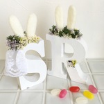 Wedding アルファベットオブジェ(rabbit)