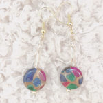 vintage  colorful drop❤️pierce