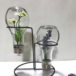 電球にハーブを入れて。スタンド付き