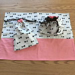 H.K様オーダー品☆リボン柄巾着セット
