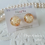 White Flower♡ イヤリング