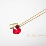 [受注品]基盤ネックレス*スワロフスキー