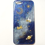 ☆39w1taka様お問い合わせ品　宇宙塗りiPhone5/5S用ケース☆
