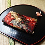 yukie3791様専用◆和桜＊春財布＊金襴織物【京西陣】赤