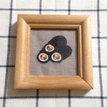 節分刺繍のミニ額 恵方巻 再々…販 