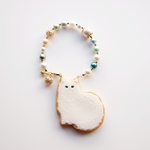 チンチラシルバー　Icing cookie Bag Charm