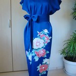 VL21  着物リメイク  ”華シリーズ” ロングワンピ