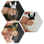 お試し3色セット　(たまご型ガラスドーム)　3個