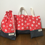 ★入園、入学★レッスンバッグ、お着替え袋、シューズ袋セット