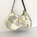 SALE // プリーツバッグ - Optic Blossom in Linen