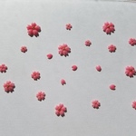 再再再販♬レジンで作ったちっさい桜色花パーツ