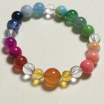 [送料込み]カラフル天然石ブレスレット