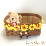 No.74 クラフトバンドの小物入れ  