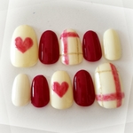 ♥ブランケットネイルBordeaux