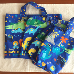 SALE入園・入学セット☆恐竜　ブルー