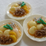 肉じゃが☆樹脂粘土　ミニチュアフード