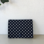 送料無料！ マスクも薬も収納できるティッシュケース ネイビー