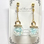 ロマンティックフラワーのイヤリング&ピアス