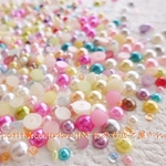 【送料無料】　No.1298　丸ポコ　４～６mm MIX３００個＋おまけセット