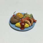 『休日のブランチ♪』★ベーグル・オムレツ等★ミニチュアフード
