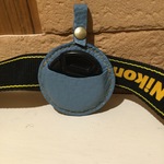 レザー カメラレンズキャップ ホルダー52ｍｍ〜 55ｍm用