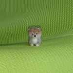秋田犬 パピー羊毛フェルト