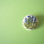 コバルトセージのブローチ_#072_Salvia reptans brooch