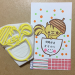 133 消しゴムはんこ　りんごの王様☆どんぐりすはんこ④☆