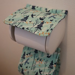 トイレットペーパーホルダーカバー(kamakura・aqua)