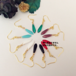 チェコダガーのシンプルピアス