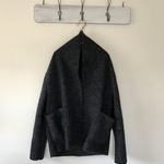 お年玉SALE♪圧縮ウールニット＊ショールカーディガン